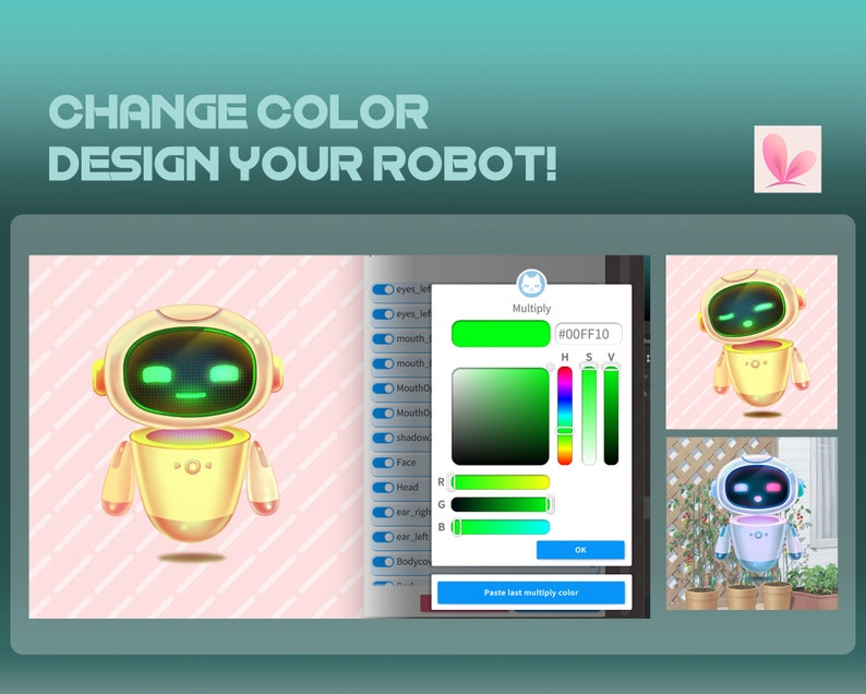 Robot Vtuber -fully Rigged! (style A) - Etsy