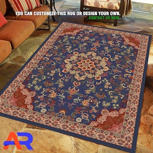 Floral Rug, Vintage Rug, Traditional Rug, Area Rug, Rug for Living Room, Traditional Carpet, Persian Rug, Ethnic Rug, Living Room Rug