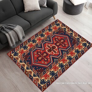 Rug for Living Room, Traditional Rug, Vintage Rug, Ethnic Rug, Persian Rug, Living Room Rug, Area Rug, Traditional Carpet, Vintage Style