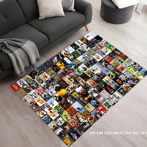 Hiphop Rug, Legends Rug, Rappers Rug, Hip Hop Old School Rug, Music Decor,Music Room Rug, Rap Stars Collage Rug, Awesome Rug