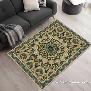 Vintage Style, Persian Rug, Ethnic Rug, Traditional Rug, Rug for Living Room, Traditional Carpet, Living Room Rug, Area Rug, Vintage Rug