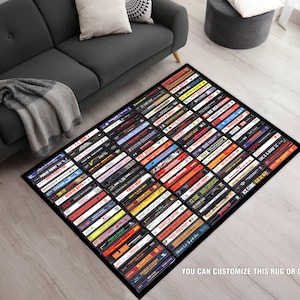 Hiphop Rug, Rappers Rug, Legends Rug, Music Decor, Music Room Rug, Rap Stars Collage Rug, Personalized Rug, Hip Hop Old School Rug