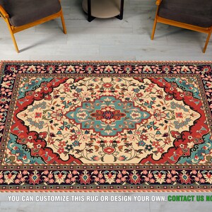 Traditional Rug, Persian Rug, Ethnic Rug, Vintage Rug, Area Rug, Rug for Living Room, Traditional Carpet, Living Room Rug, Vintage Style