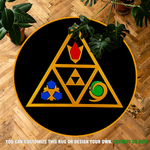 Zelda Legende Teppich, Gamer Geschenke, Zelda Spiel Teppich, Gamer Teppich, Spielzimmer Teppich, Legende von Zelda Gaming Teppich, Gamer Raum Dekor, Gamer Geschenk