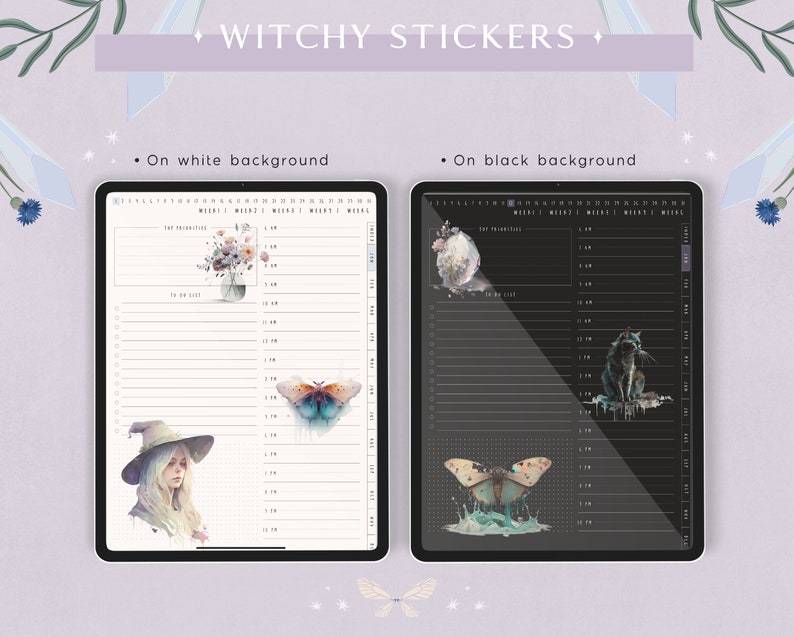 Witchy Digital Planner Stickers, Goodnotes Digital Sticker Book, Good ...