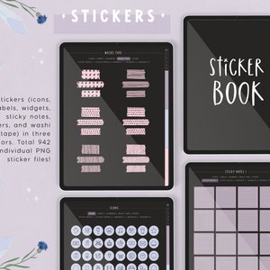 Witchy Digital Planner | Dark Mode Undated Digital Planner for ...