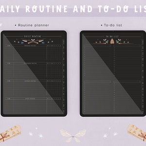 Witchy Digital Planner | Dark Mode Undated Digital Planner for ...
