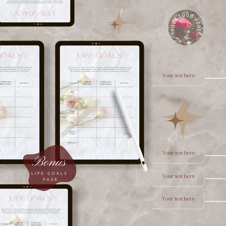 Canva Mockup, Canva Mockup Bundle, Mockups, Digital Planner Mockup