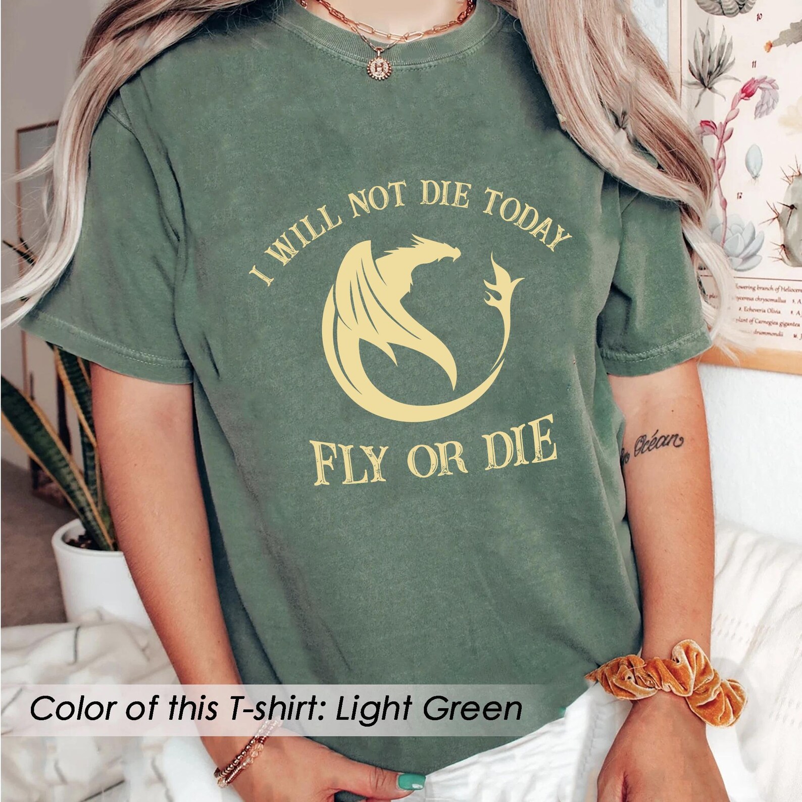 I Will Not Die Today Png, Fourth Wing Png, Violet