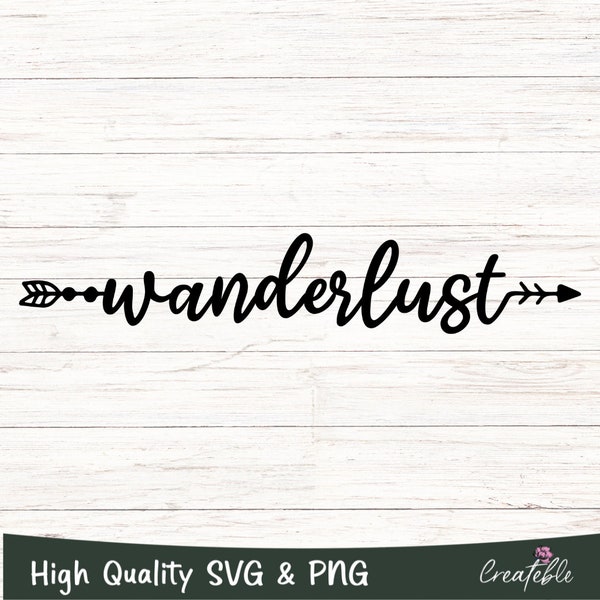 Wanderlust SVG PNG, Travel Quotes SVG, Wanderlust t-shirt, Adventure svg, Travel Tshirt svg