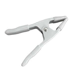 White Garment Styling Clamps | LARGE (HEAVY DUTY) — Styling Clips, Dress Clips, Dress Clamps, Wedding Dress Clips, Mannequin Clips