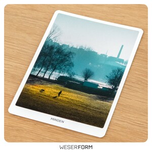 Am Wasserstraßenkreuz in Minden - hochwertige Fineart Postkarte - Grußkarte - Ansichtskarte