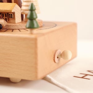 Wooden Music Box, Custom Wooden Handmade Music Box, Train Birthday Music Box, 1st Birthday, Personalised Music Box Gift, Baby Shower Gift image 5
