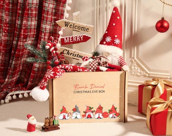 Personalised Christmas Eve Crate, Christmas Present Box, Special Delivery Christmas Eve Crate, First Xmas, 1st December Box, Kids Xmas