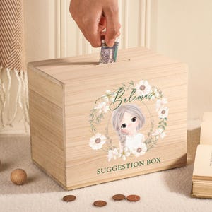 Custom Name Piggy Bank, Personalized Piggy Bank, Kids Bank, Christmas Gifts For Children, Delightful Gift for Birth, Baptism Gift