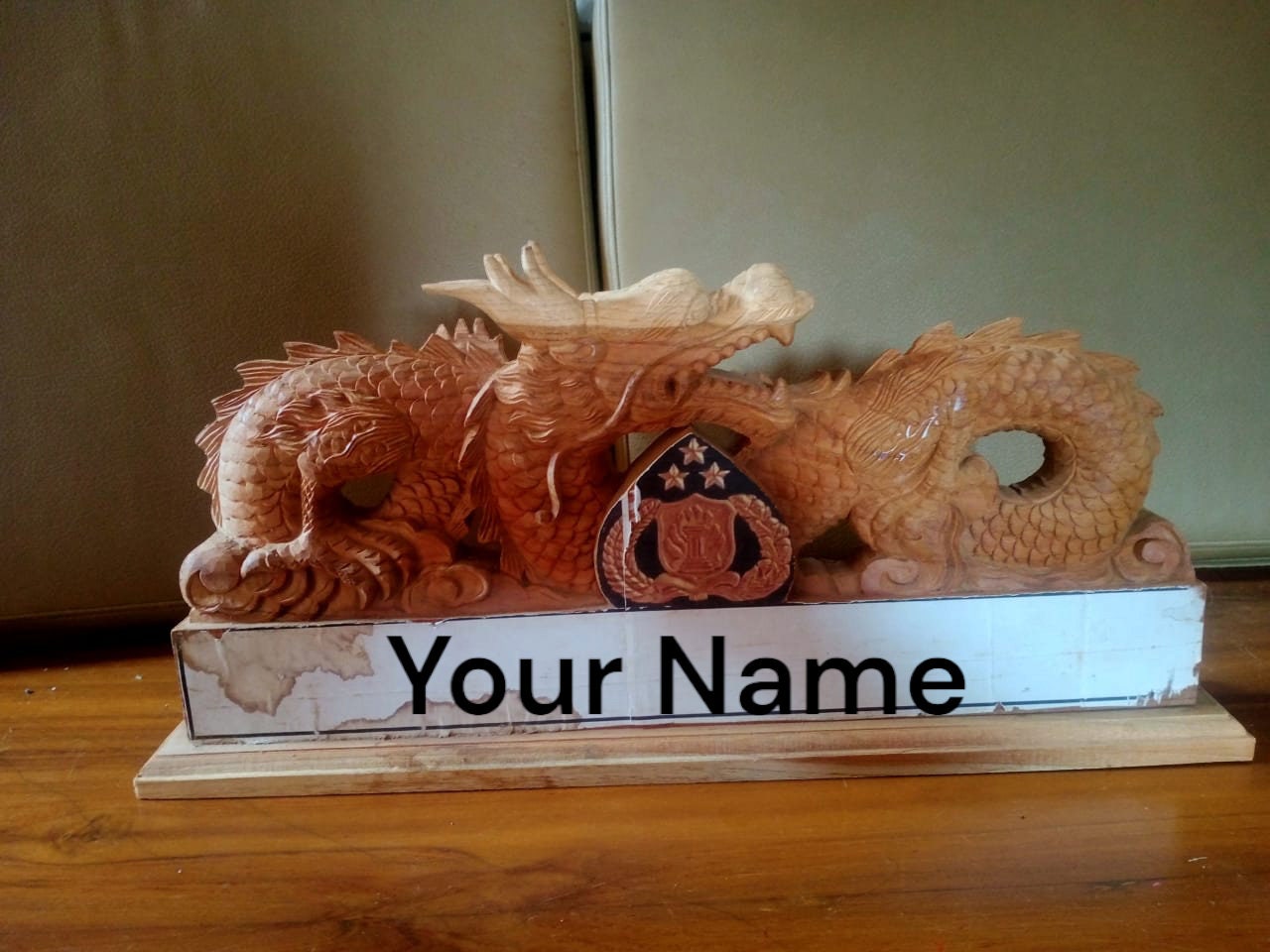 Custom Wood Carving Name Plate Teak Wood Name Board Teak Etsy