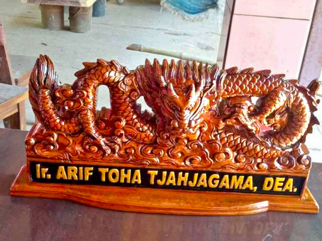 Personalized Wood Carving Name Plate Teak Wood Name Board Etsy