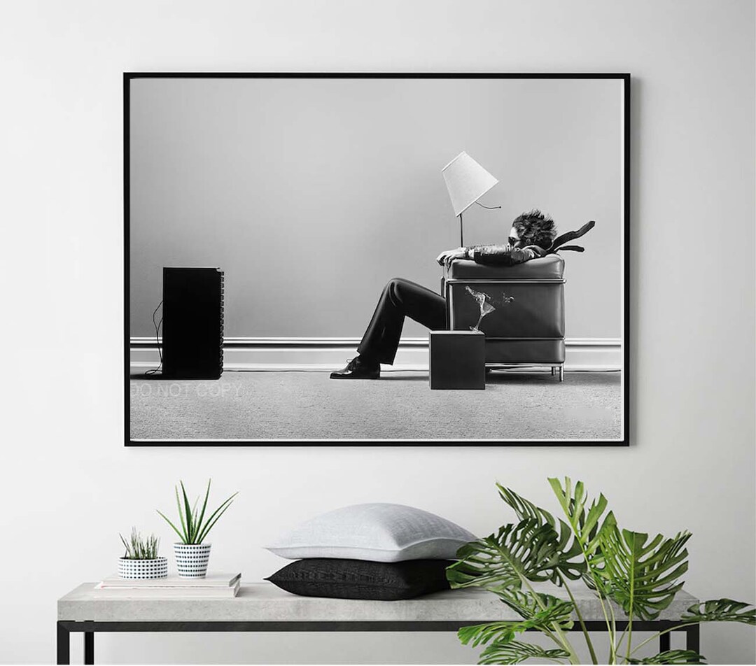 Blownaway Guy Maxell Ad 1979 Retro Poster Etsy