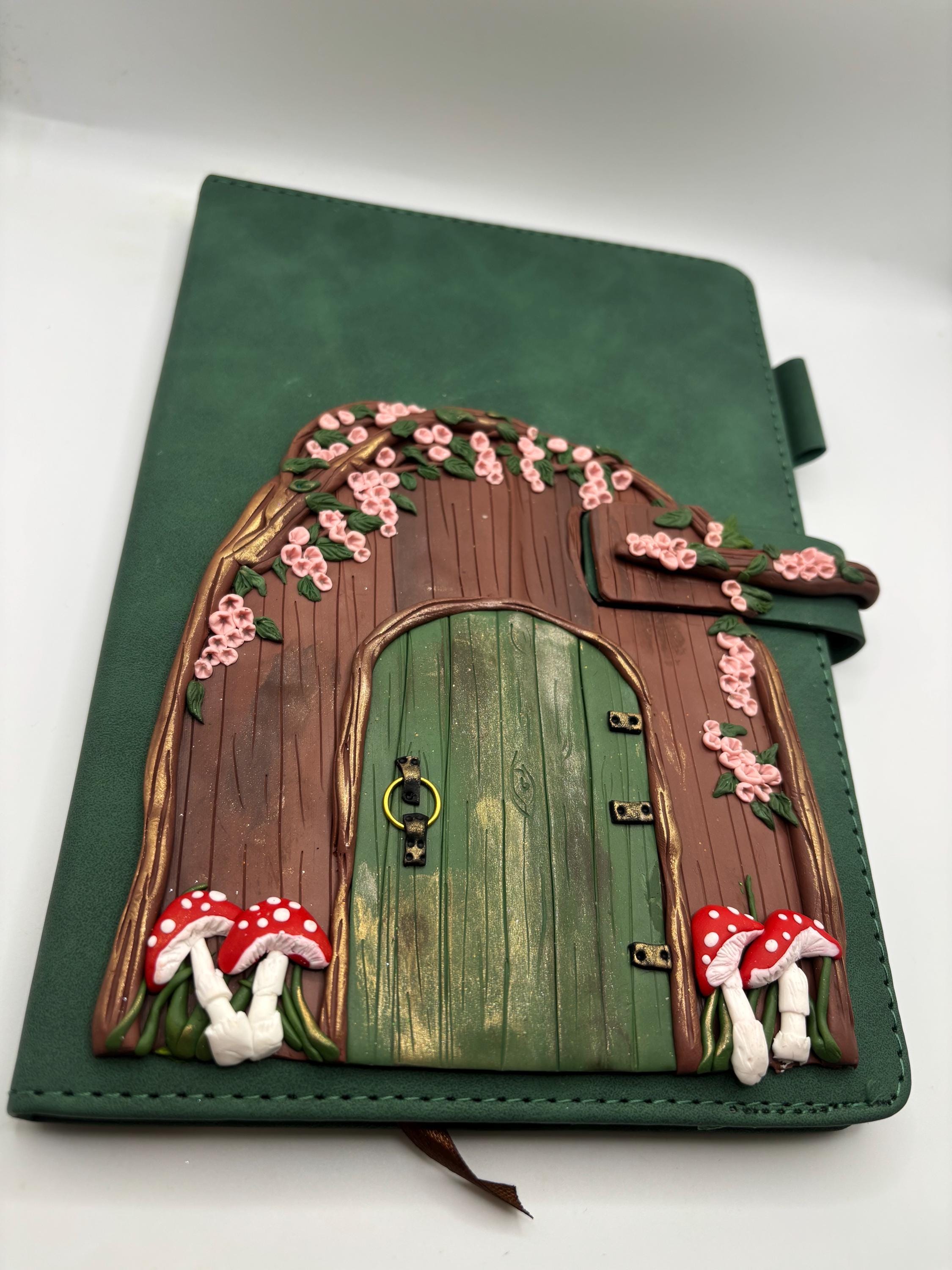 Handmade Fairy Door Notebook A5 | Enchanted Woodland Journal ...