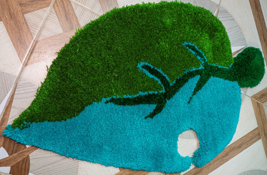 Nature Handmade Tufting Rug Machine Washable 72x45cm28x18 Etsy