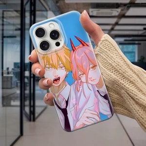 Étui pour téléphone pour homme avec tronçonneuse Demon Cover pour iPhone 16, 15, 14, 13, 12, 11, Google Pixel 8, 7A, 6A, Samsung Galaxy S24 Ultra, S23fe, A05, A55, 5