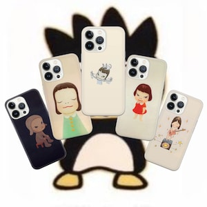 Cover per artista Yoshitomo Nara Phone Nara per Pixel 8 7 6A, iPhone 16 15 14 13 12 Pro 11 XR per Samsung S23 A73 A53