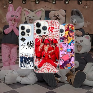 Custodia per telefono Stray Kids Idol Cover per iPhone 16, 15, 14, 13, 12, 11, Google Pixel 8, 7A, 6A, Samsung Galaxy S24 Ultra, S23fe, A05, A55, 5