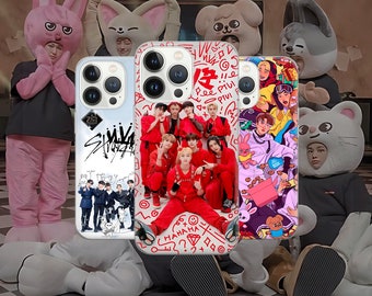 Stray kids Phone Case Idol Cover for iPhone 16, 15, 14, 13, 12, 11, Google Pixel 8, 7A, 6A, Samsung Galaxy S24 Ultra, S23fe, A05, A55, 5
