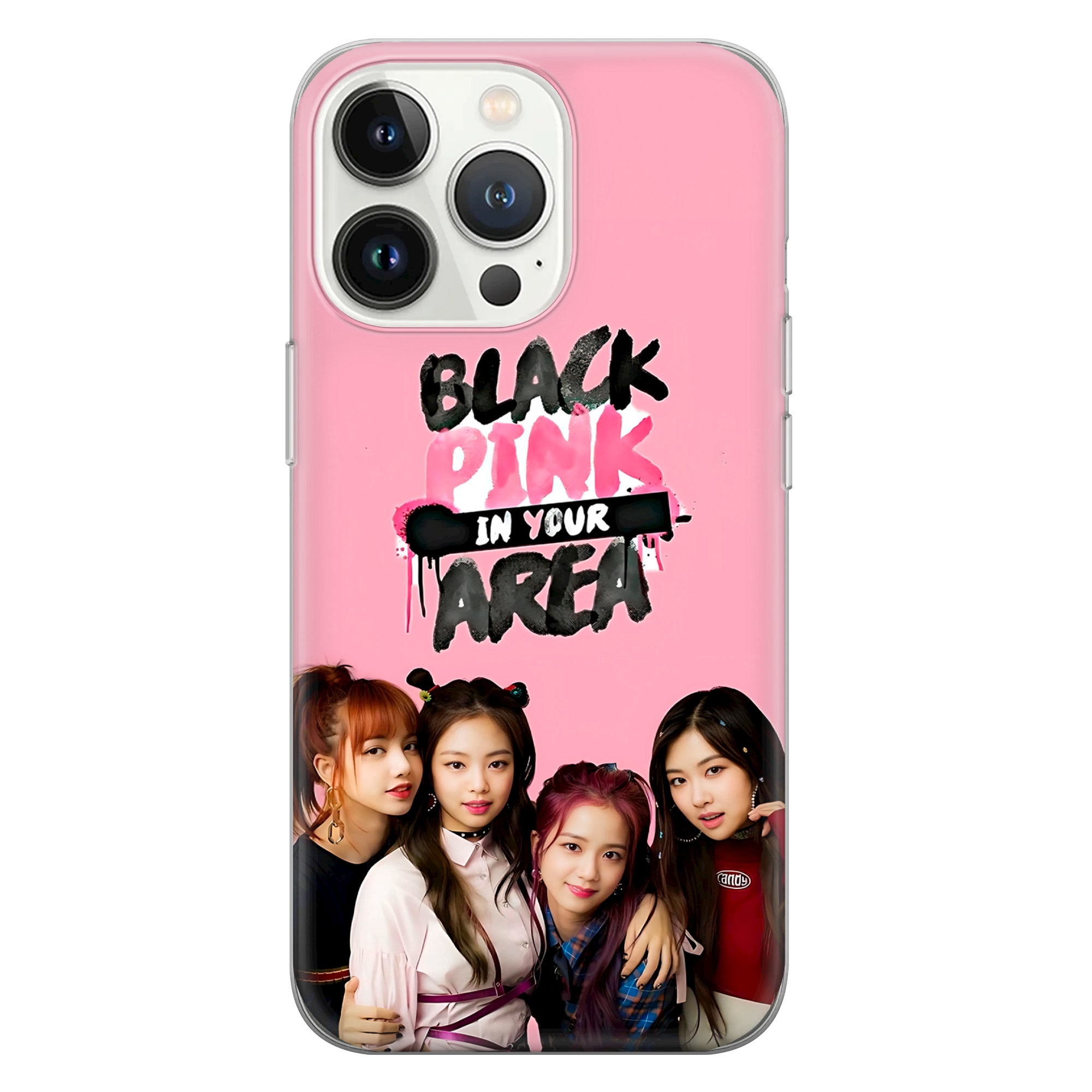 Blackpink Phone Case Kpop Cover for iPhone 16, 15, 14, 13