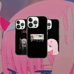 Zero two telefoonhoesje Hiro Cover voor iPhone 16, 15, 14, 13, 12, 11, Google Pixel 8, 7A, 6A, Samsung Galaxy S24Ultra, S23fe, , A54, 4