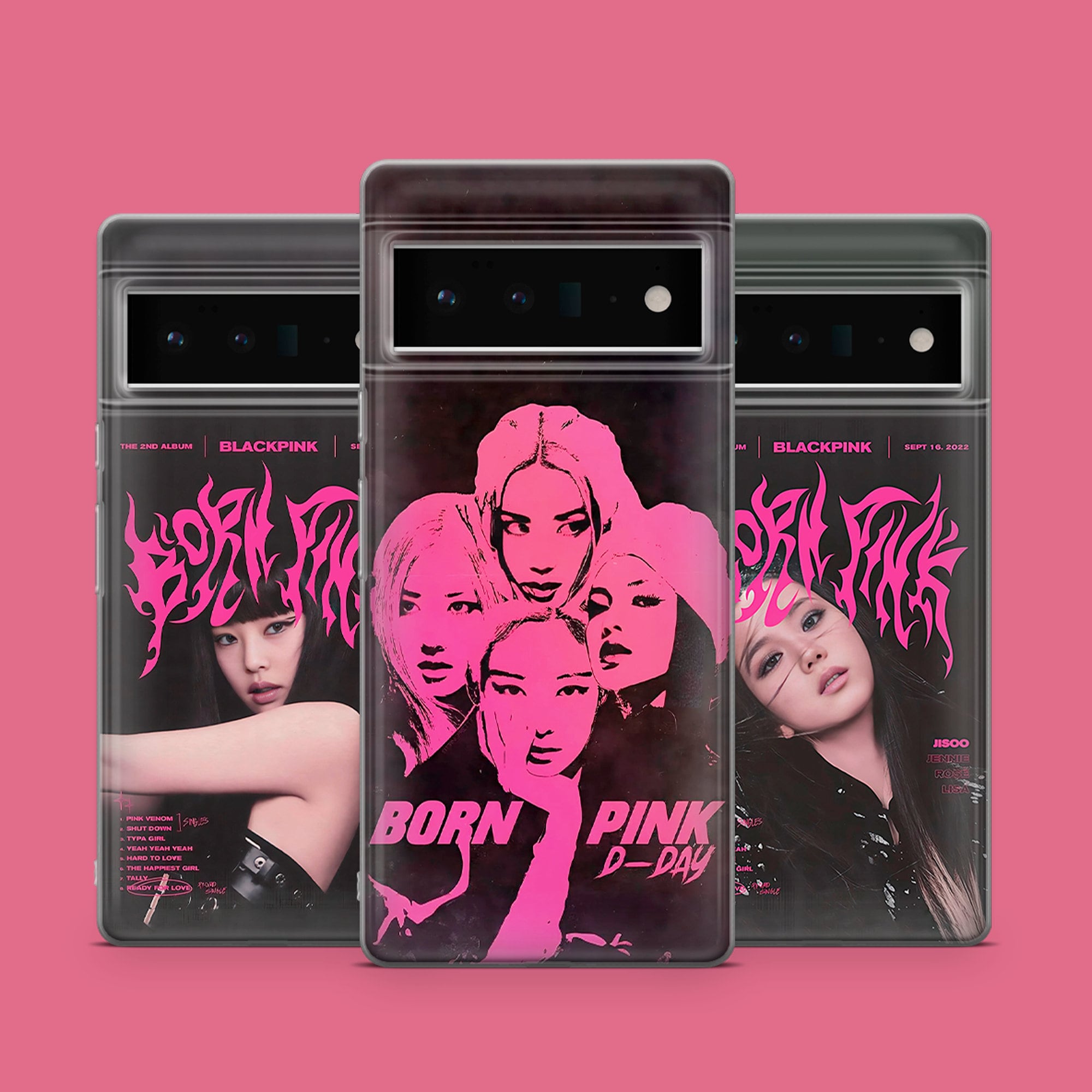 Blackpink Phone Case Jisoo Cover for iPhone 16, 15, 14, 13