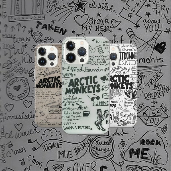 Arctic Monkeys Phone Indie rock Cover for Pixel 7 6A, iPhone 14 13 12 Pro 11 XR for Samsung S23 S22 A73 A53 A13