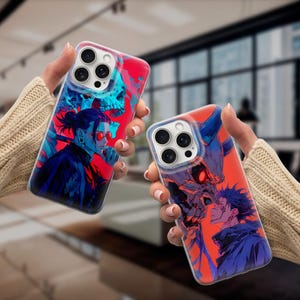 Custodia per telefono Geto Sukuna Cover per iPhone 16 Pro, 15, 14, 13, 12, 11, Google Pixel 9, 8, 7A, 6A, Samsung Galaxy S24 Ultra, S23fe, A05 A55 A35