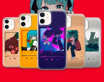 Hatsune Miku Phone Case Vocaloid Cover for iPhone 16, 15, 14, 13, 12, 11, Google Pixel 8, 7A, 6A, Samsung Galaxy S24Ultra, S23fe, , A54