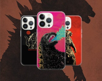 Godzilla Phone Monster Cover for Pixel 8 7 6A, iPhone 16 15 14 13 12 Pro 11 XR for Samsung S23  A73 A53