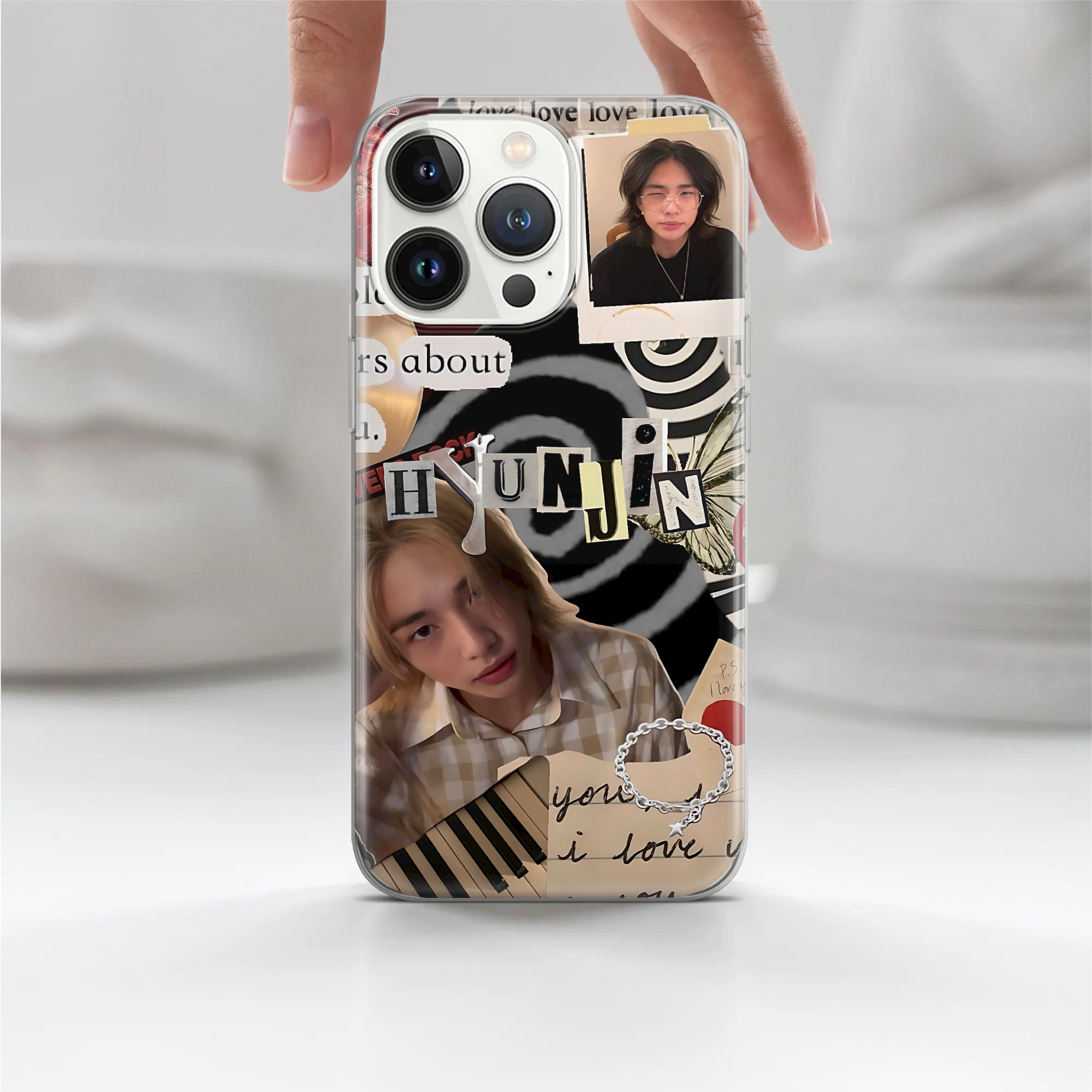Hyunjin Phone Case Stray Kids Cover for iPhone 16, 15, 14
