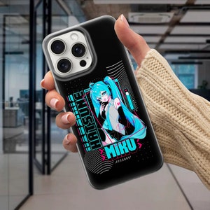 Hatsune miku Popstar Schutzhülle für iPhone 16, 15, 14, 13, 12, 11, Google Pixel 8, 7A, 6A, Samsung Galaxy S24Ultra, S23fe, A54