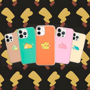 Custodia per telefono Slowpoke Pokemon Cover per iPhone 16, 15, 14, 13, 12, 11, Google Pixel 8, 7A, 6A, Samsung Galaxy S24Ultra, S23fe, , A54, 4