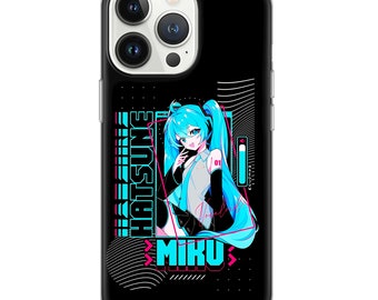 Hatsune Miku Phone Case Popstar Cover for iPhone 16, 15, 14