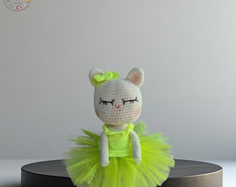 Danseres, amigurumi, kat, tutu,