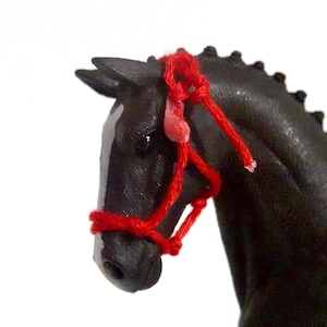 CUSTOM COLOUR Schleich Horse Rope Halter