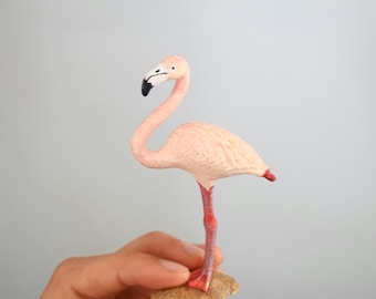 Schleich 14758 Flamingo - model 2016 - Dobry stan, brak widocznych śladów, kilka małych otarć