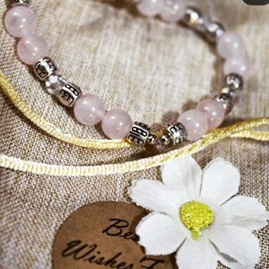Rose quartz bracelet