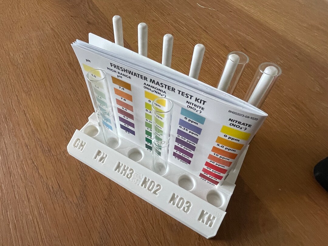 API Aquarium Test Kit Tube Holder and Drying Rack Etsy