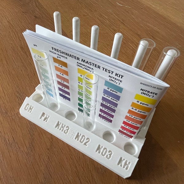 API Aquarium test kit tube holder and drying rack