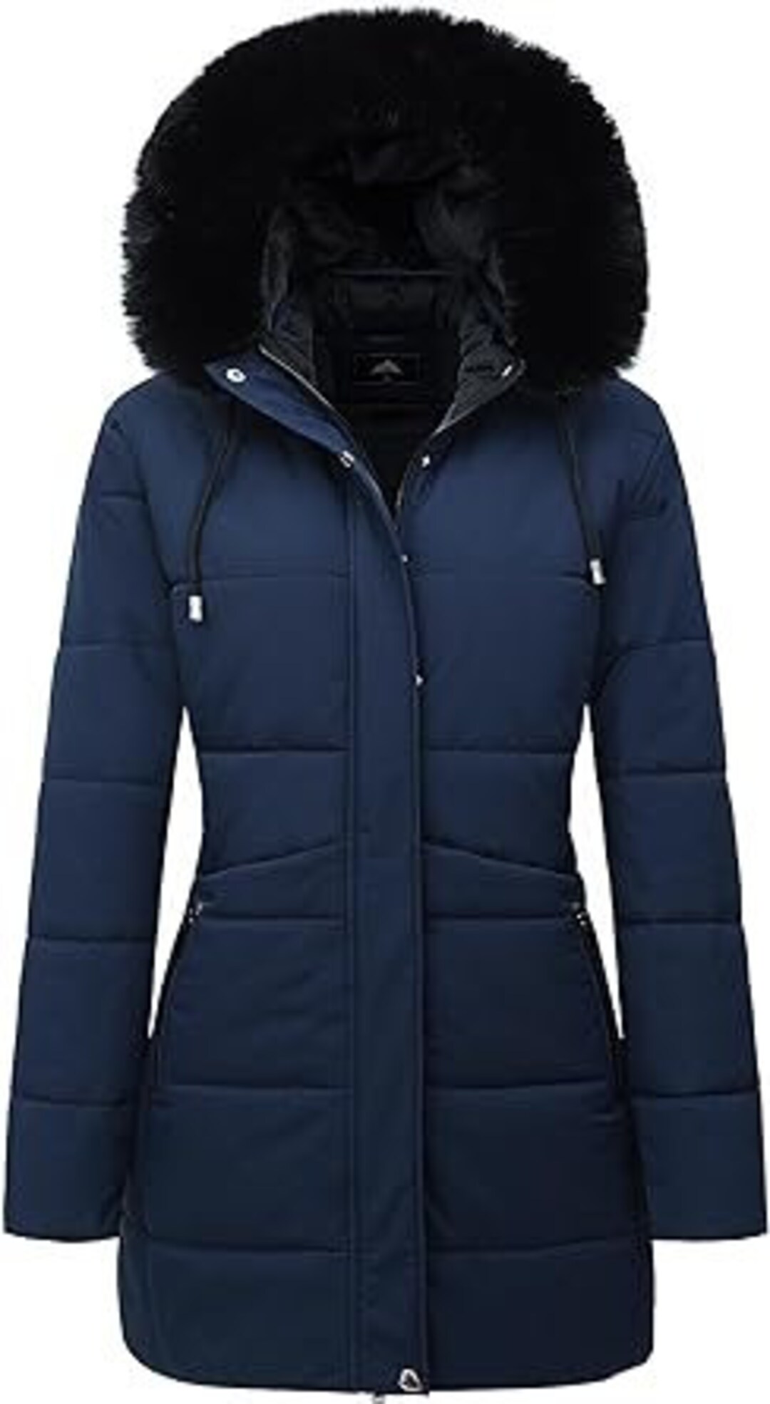 Women's Winter Puffer Coat Thicken Fleece Lined Down Jacket Waterproof