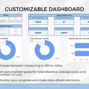 ULTIMATE Digital Running Log Spreadsheet Template for Google Sheets ...