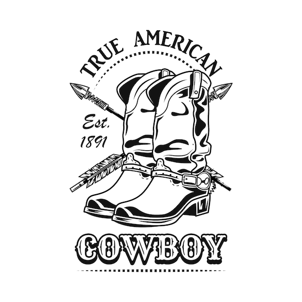 Cowgirl Boots Svg - Etsy