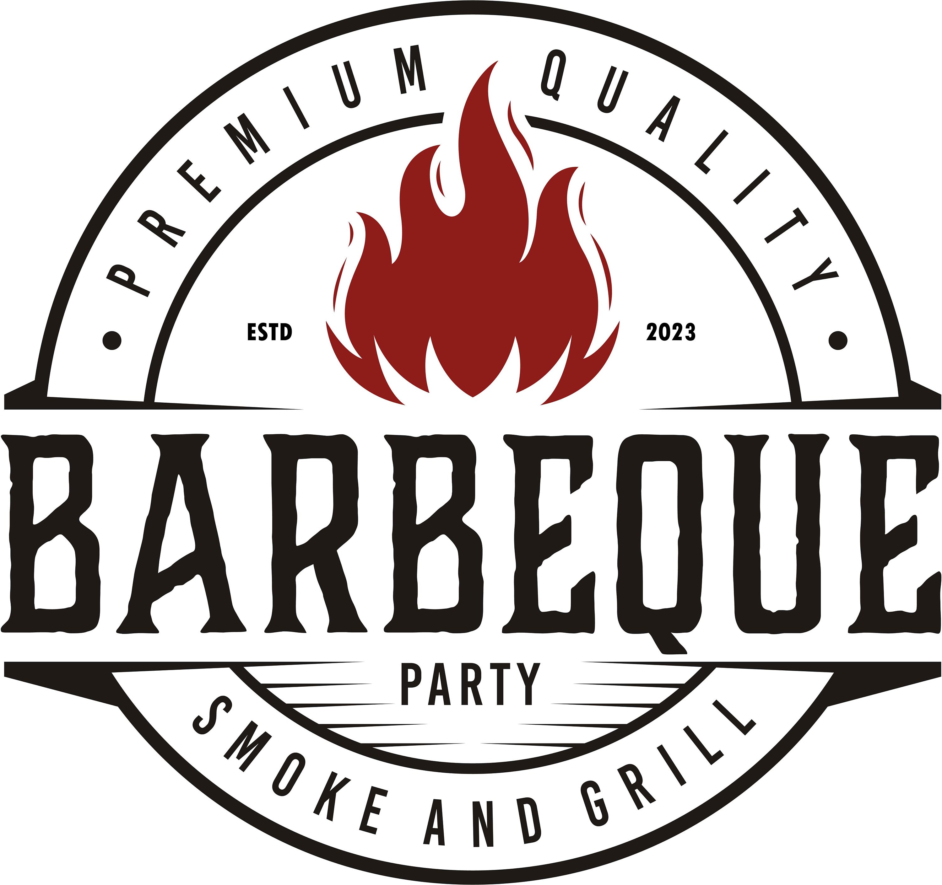 Barbercue Party Smoke and Grill Editable Layered Cut Files Etsy