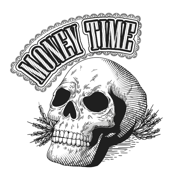 Money Time : Time to Make Money, Cricut Design Cut Files SVG + PNG + JPEG + GiF + Ai + Pdf Clip Art & Image Files